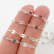 Buy Sterling Silver Flat Marina Link Chain